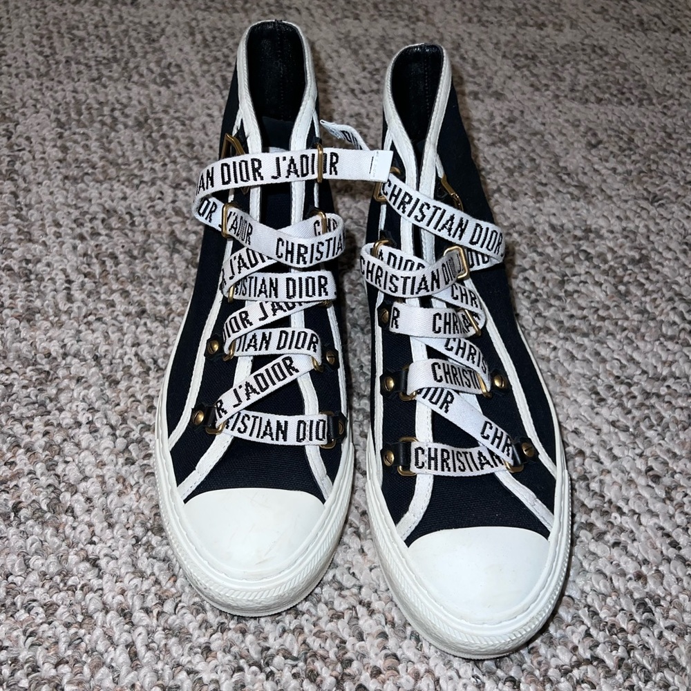 Like New Dior Walk’n Hightop Sneakers